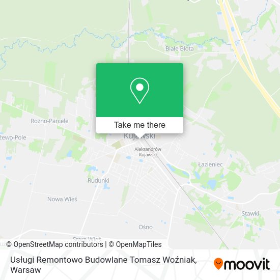 Usługi Remontowo Budowlane Tomasz Woźniak map