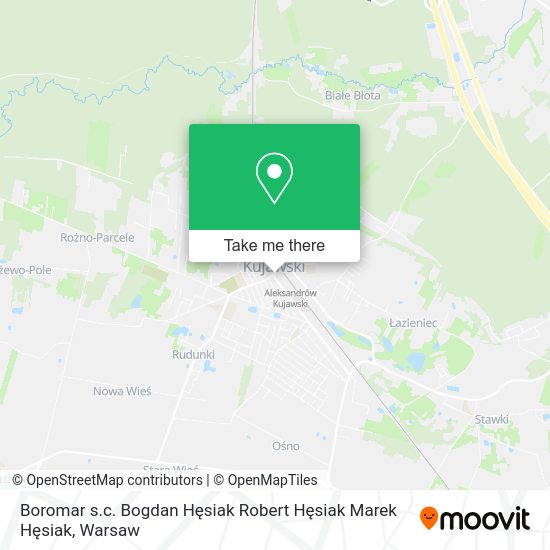 Boromar s.c. Bogdan Hęsiak Robert Hęsiak Marek Hęsiak map