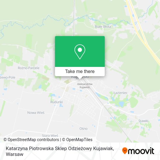 Katarzyna Piotrowska Sklep Odzieżowy Kujawiak map