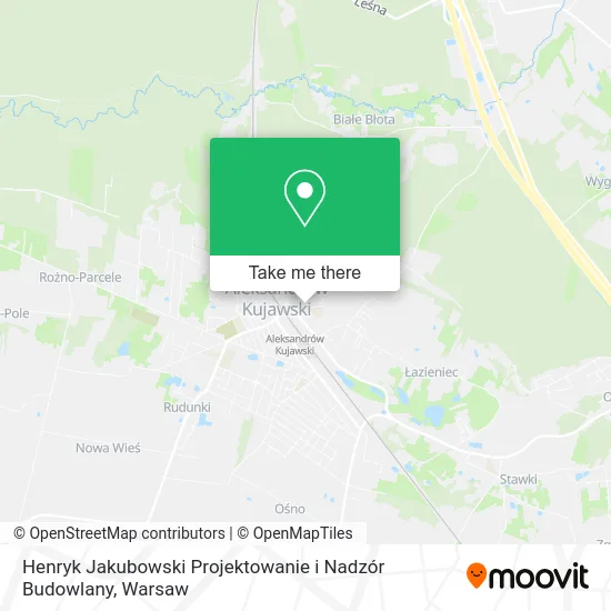 Карта Henryk Jakubowski Projektowanie i Nadzór Budowlany