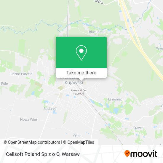 Cellsoft Poland Sp z o O map