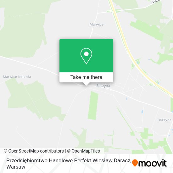 Przedsiębiorstwo Handlowe Perfekt Wiesław Daracz map