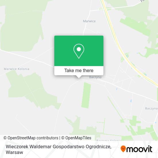 Wieczorek Waldemar Gospodarstwo Ogrodnicze map