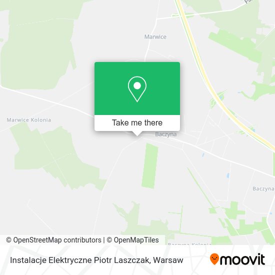 Instalacje Elektryczne Piotr Laszczak map