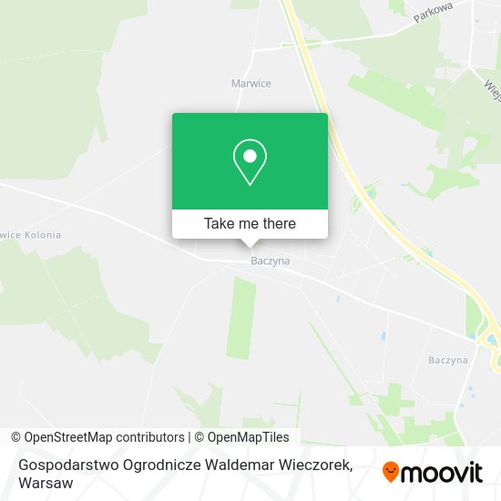 Gospodarstwo Ogrodnicze Waldemar Wieczorek map