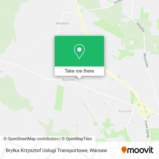 Bryłka Krzysztof Usługi Transportowe map