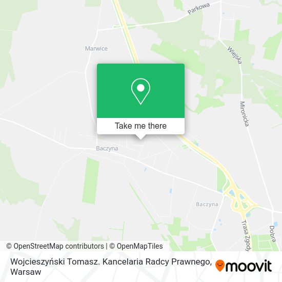 Wojcieszyński Tomasz. Kancelaria Radcy Prawnego map