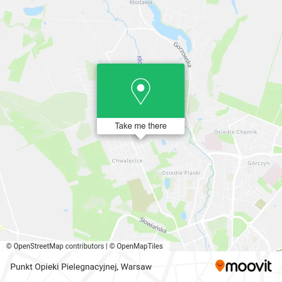 Карта Punkt Opieki Pielegnacyjnej