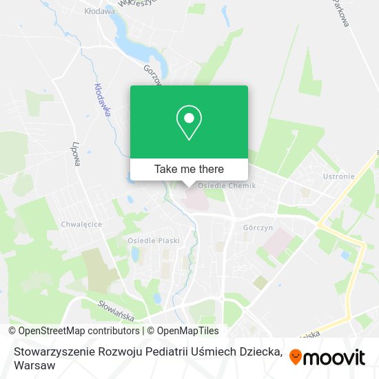 Stowarzyszenie Rozwoju Pediatrii Uśmiech Dziecka map