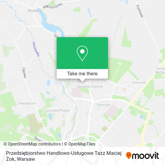 Przedsiębiorstwo Handlowo-Usługowe Tazz Maciej Żok map