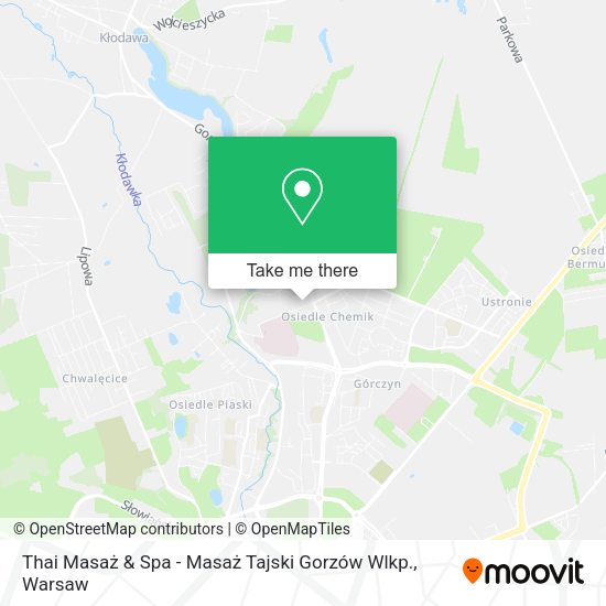 Thai Masaż & Spa - Masaż Tajski Gorzów Wlkp. map