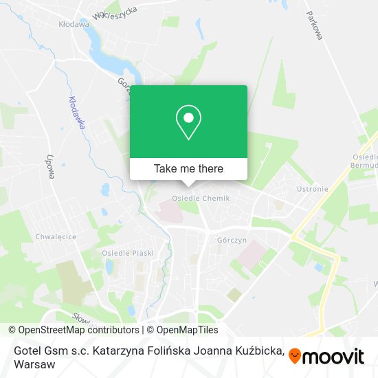 Gotel Gsm s.c. Katarzyna Folińska Joanna Kuźbicka map