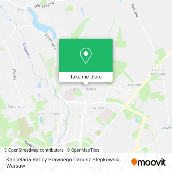 Карта Kancelaria Radcy Prawnego Dariusz Stepkowski