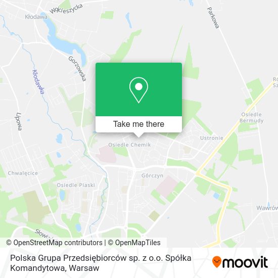 Polska Grupa Przedsiębiorców sp. z o.o. Spółka Komandytowa map