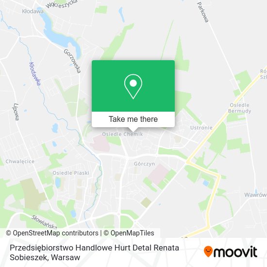 Przedsiębiorstwo Handlowe Hurt Detal Renata Sobieszek map