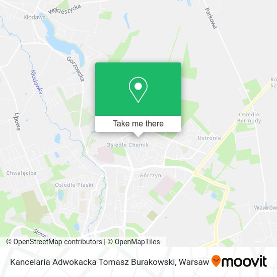 Kancelaria Adwokacka Tomasz Burakowski map