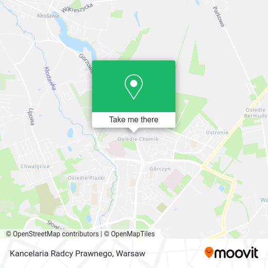 Kancelaria Radcy Prawnego map