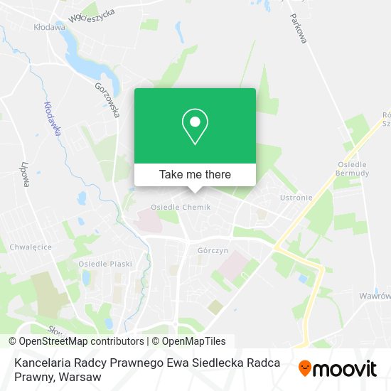 Kancelaria Radcy Prawnego Ewa Siedlecka Radca Prawny map