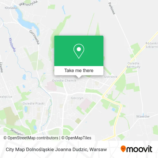 Карта City Map Dolnośląskie Joanna Dudzic
