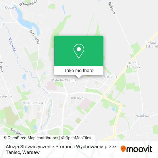 Aluzja Stowarzyszenie Promocji Wychowania przez Taniec map