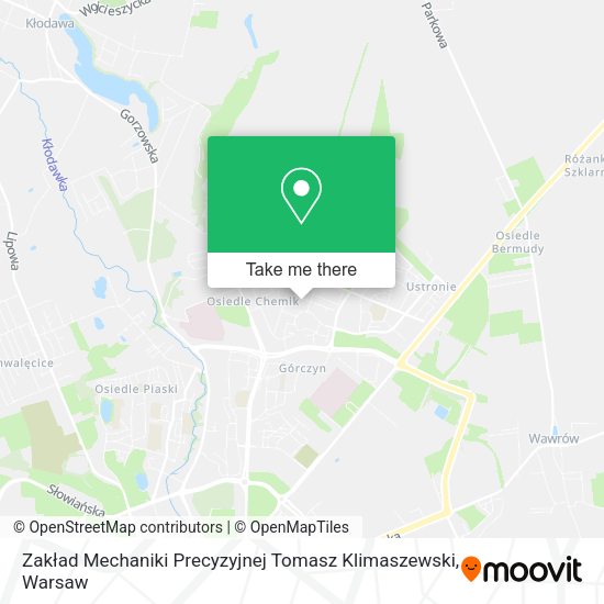 Zakład Mechaniki Precyzyjnej Tomasz Klimaszewski map