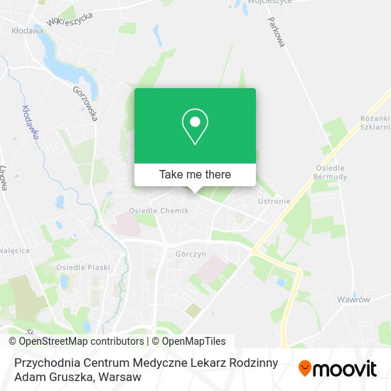 Przychodnia Centrum Medyczne Lekarz Rodzinny Adam Gruszka map