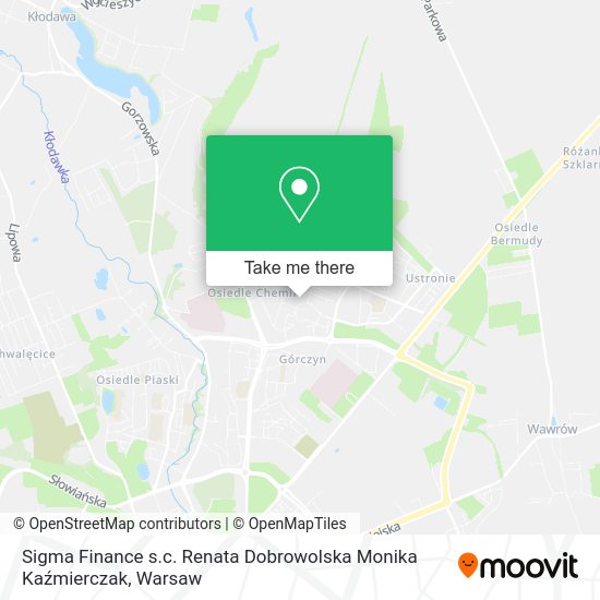 Sigma Finance s.c. Renata Dobrowolska Monika Kaźmierczak map