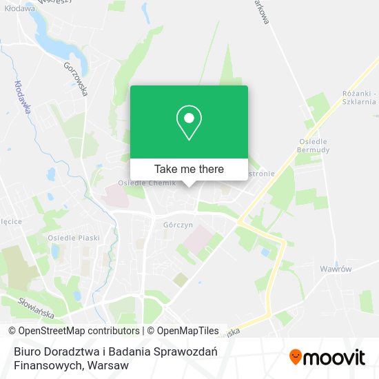 Biuro Doradztwa i Badania Sprawozdań Finansowych map