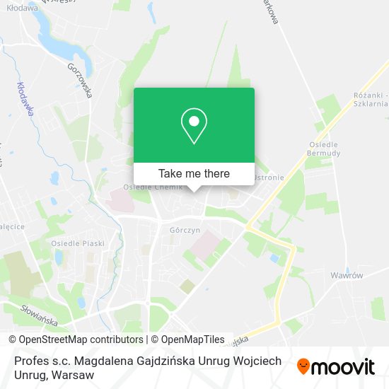 Profes s.c. Magdalena Gajdzińska Unrug Wojciech Unrug map