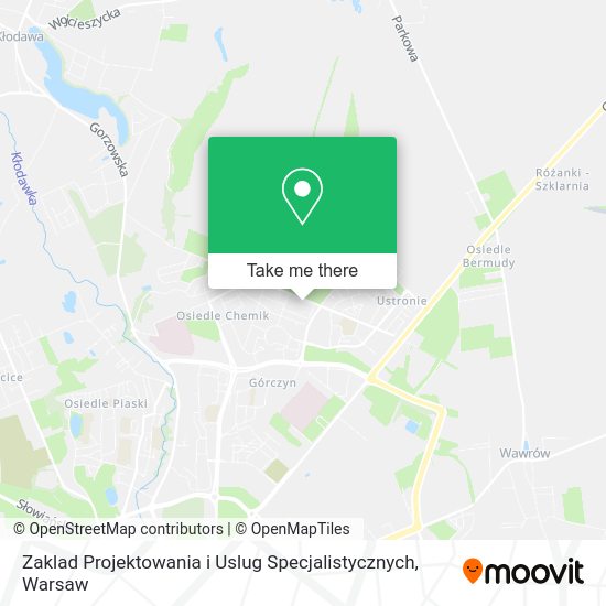 Zaklad Projektowania i Uslug Specjalistycznych map