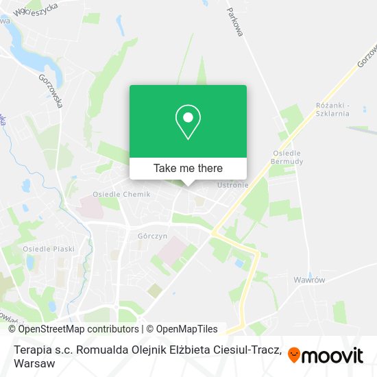 Terapia s.c. Romualda Olejnik Elżbieta Ciesiul-Tracz map