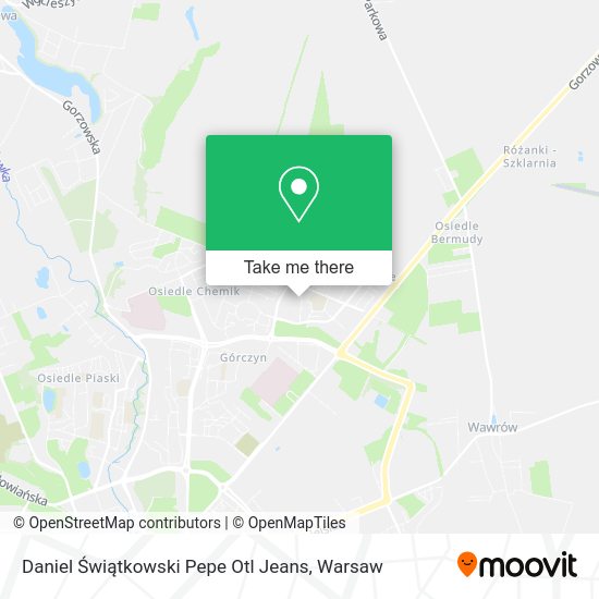 Daniel Świątkowski Pepe Otl Jeans map