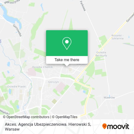 Akces. Agencja Ubezpieczeniowa. Hierowski S map