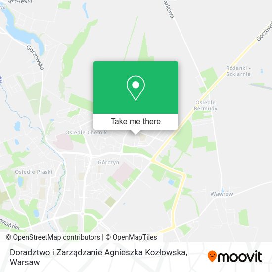 Doradztwo i Zarządzanie Agnieszka Kozłowska map