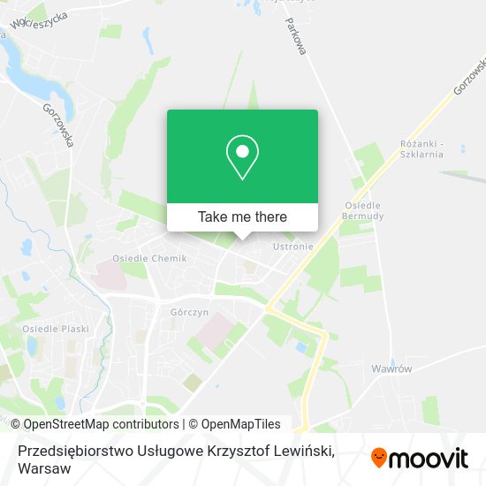 Przedsiębiorstwo Usługowe Krzysztof Lewiński map