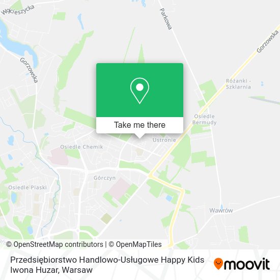 Przedsiębiorstwo Handlowo-Usługowe Happy Kids Iwona Huzar map