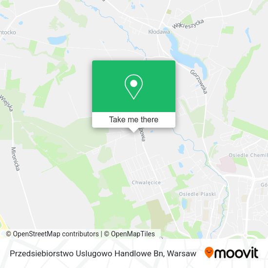 Przedsiebiorstwo Uslugowo Handlowe Bn map