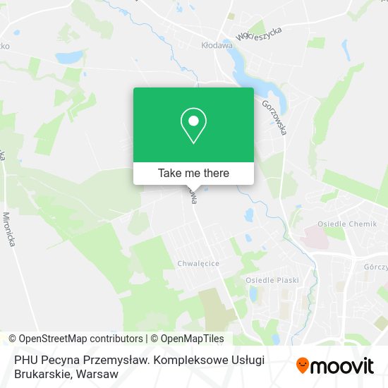 PHU Pecyna Przemysław. Kompleksowe Usługi Brukarskie map