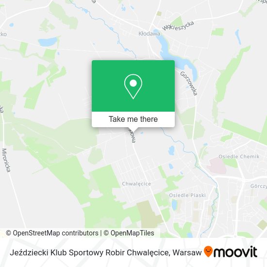 Jeździecki Klub Sportowy Robir Chwalęcice map