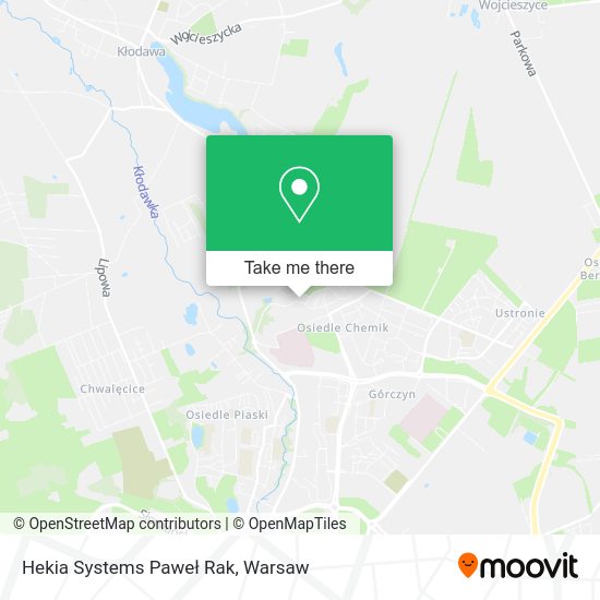 Hekia Systems Paweł Rak map