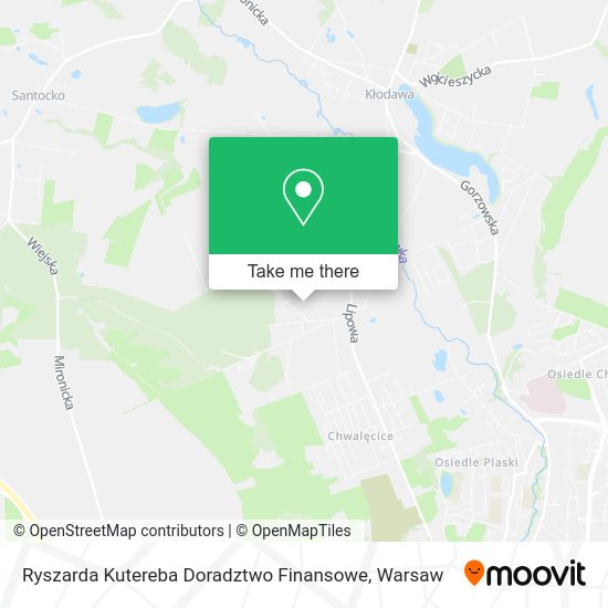 Ryszarda Kutereba Doradztwo Finansowe map