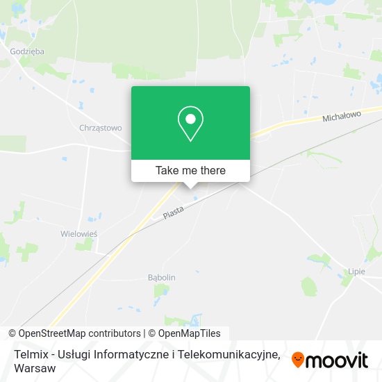 Telmix - Usługi Informatyczne i Telekomunikacyjne map