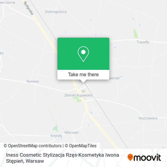 Iness Cosmetic Stylizacja Rzęs-Kosmetyka Iwona Stępień map