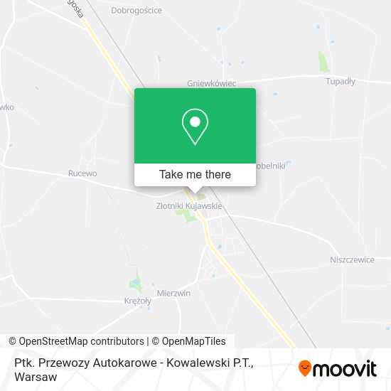 Ptk. Przewozy Autokarowe - Kowalewski P.T. map