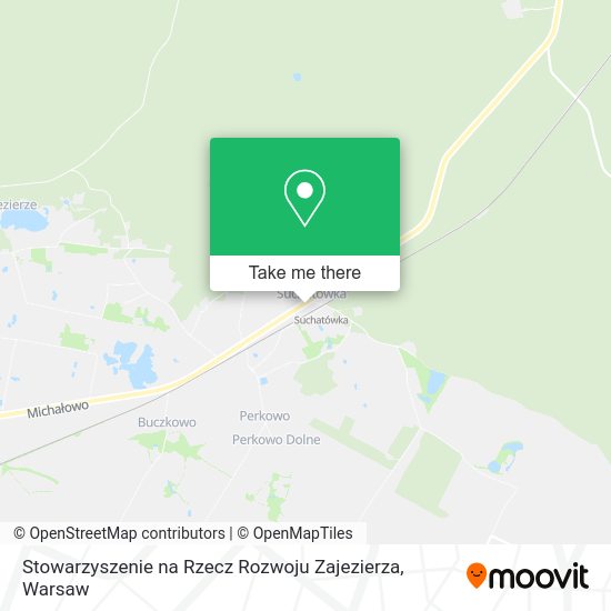 Карта Stowarzyszenie na Rzecz Rozwoju Zajezierza