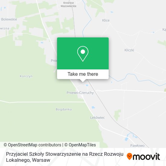 Przyjaciel Szkoły Stowarzyszenie na Rzecz Rozwoju Lokalnego map