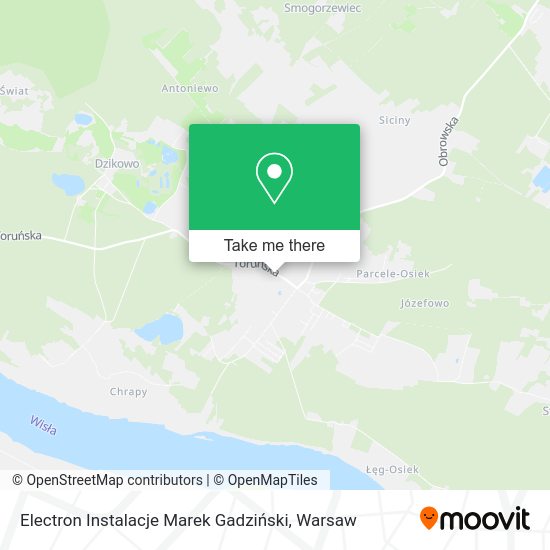 Electron Instalacje Marek Gadziński map