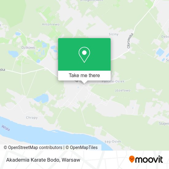 Akademia Karate Bodo map