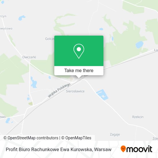 Profit Biuro Rachunkowe Ewa Kurowska map