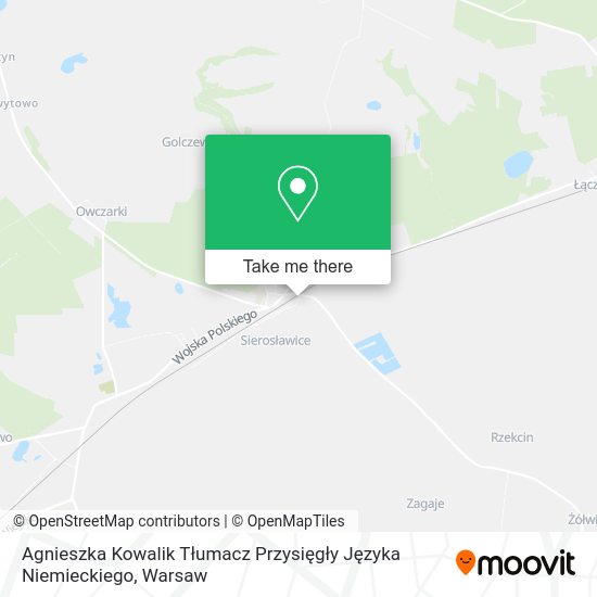 Agnieszka Kowalik Tłumacz Przysięgły Języka Niemieckiego map